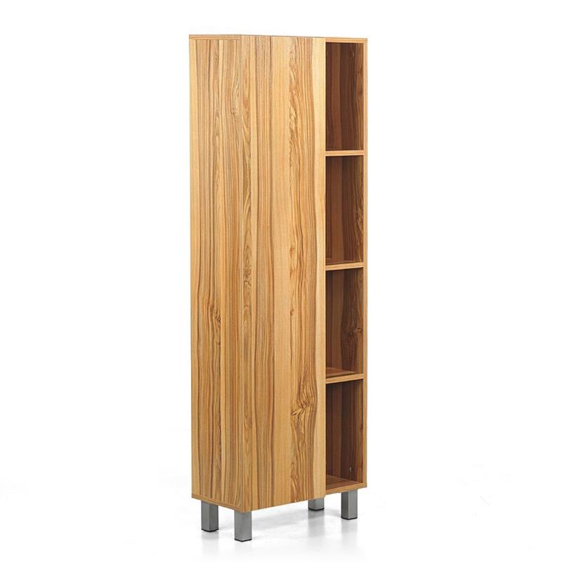 MOBILE COLONNA 1 ANTA LEGNO NATURALE 50X24X140 CM