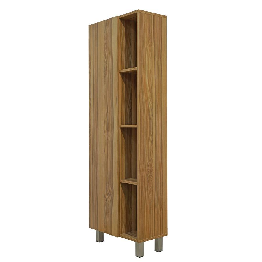 MOBILE COLONNA 1 ANTA LEGNO NATURALE 50X24X140 CM