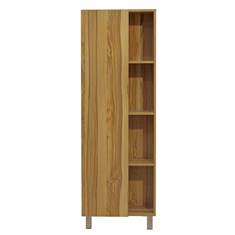 MOBILE COLONNA 1 ANTA LEGNO NATURALE 50X24X140 CM