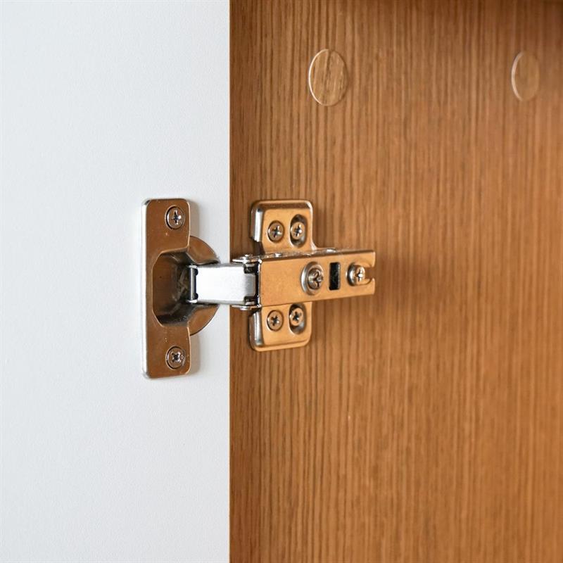 MOBILE COLONNA 1 ANTA BIACO/ROVERE 50X24X140 CM