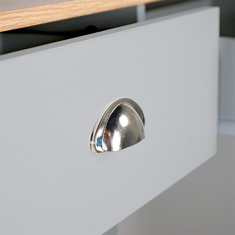 GINEVRA CONSOLLE GRIGIA 100X30X75 CM
