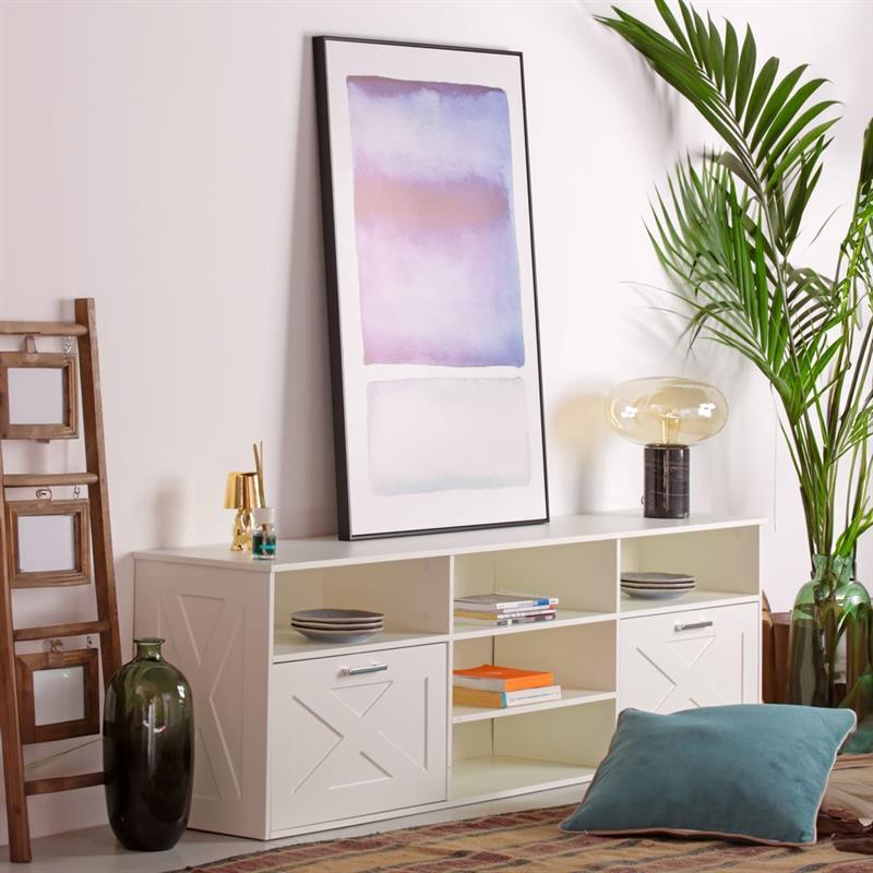 ARIZONA MOBILE TV BIANCO 200X40X60 CM