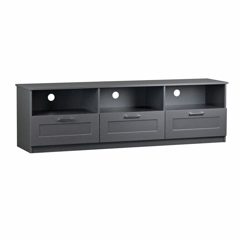 GINEVRA MOBILE TV ANTRACITE 180X41X53 CM