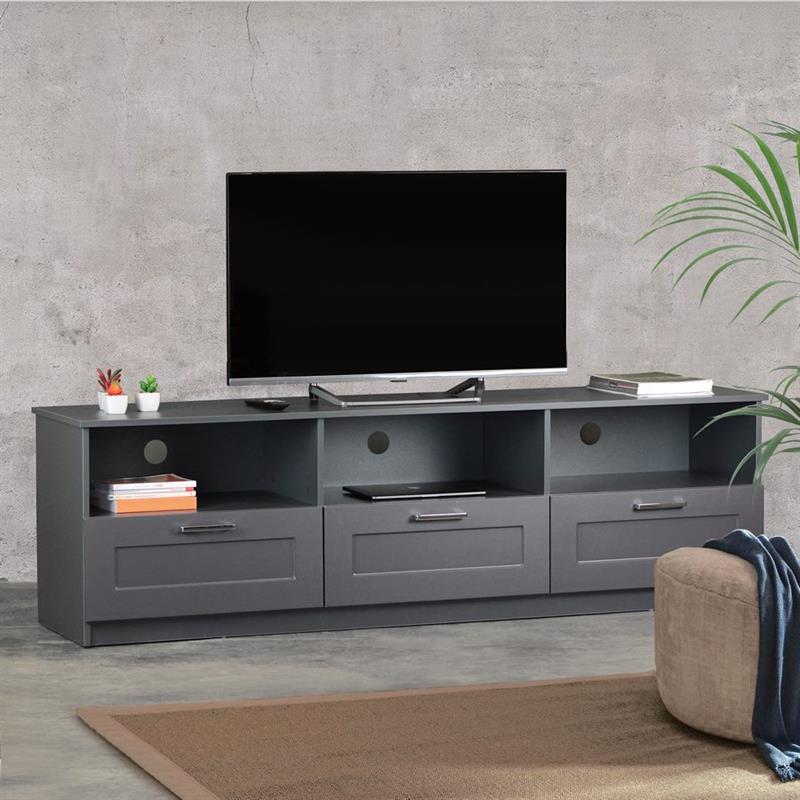 GINEVRA MOBILE TV ANTRACITE 180X41X53 CM