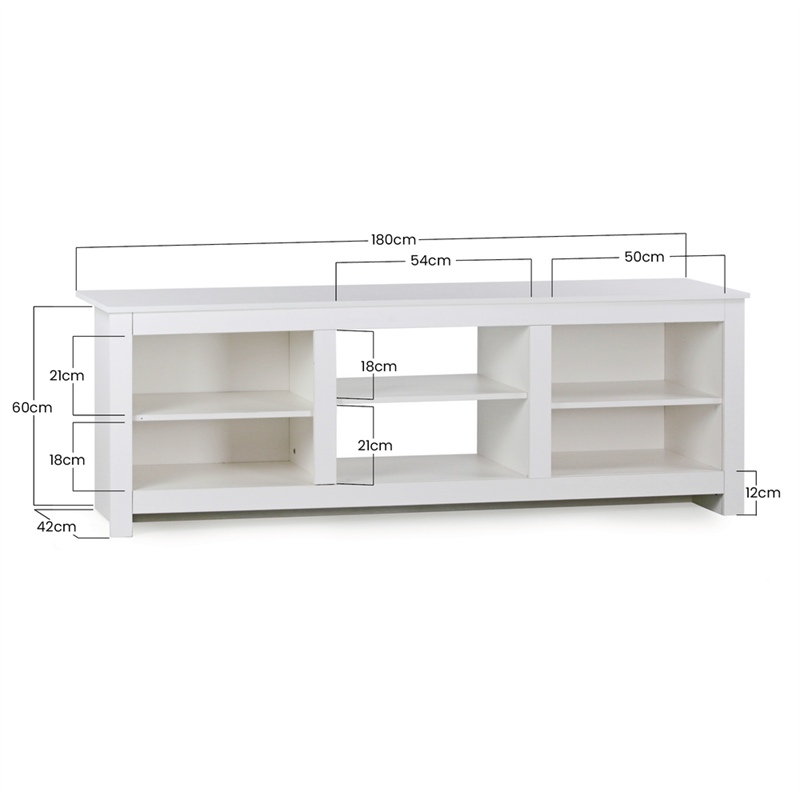FREMONT MOBILE TV BIANCO 180X42X60 CM