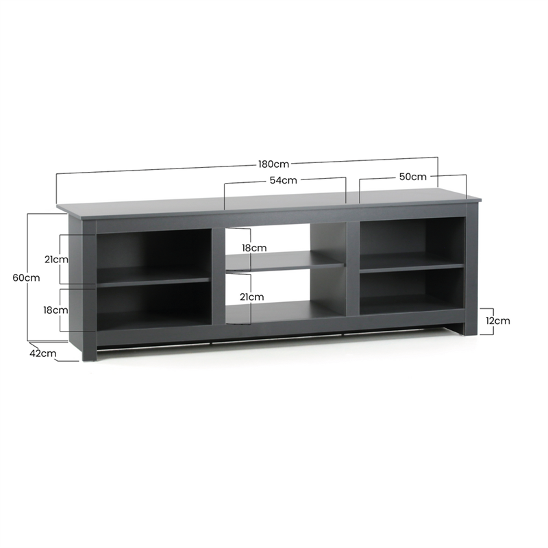 FREMONT MOBILE TV ANTRACITE 180X42X60 CM