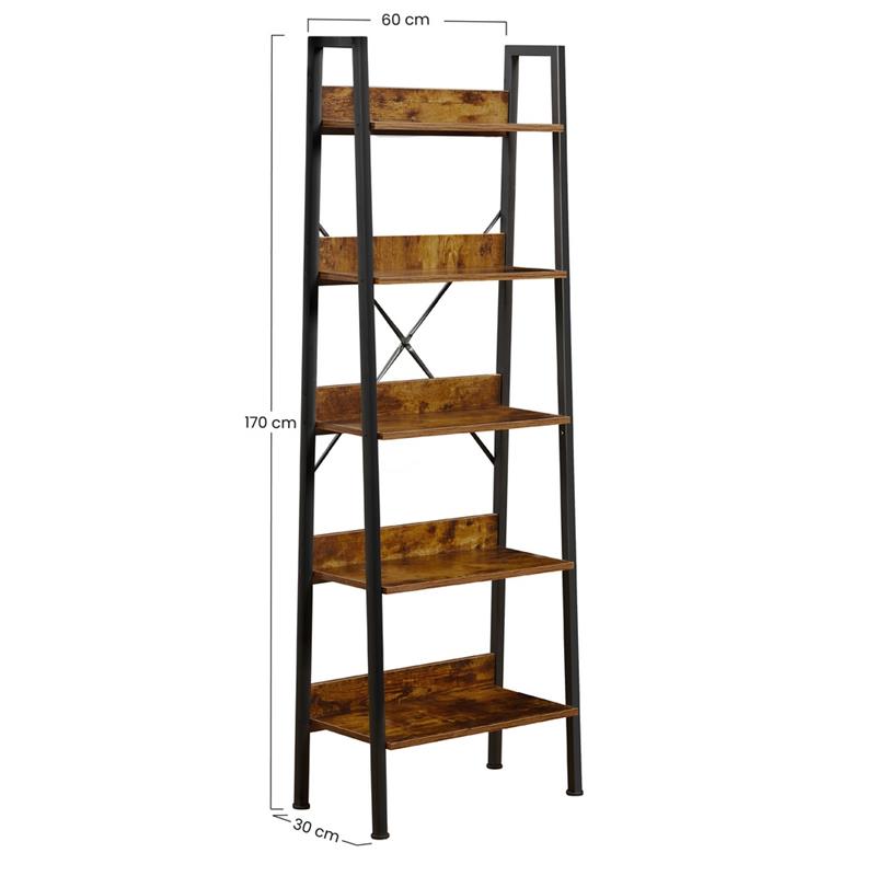ELVIS LIBRERIA INDUSTRIAL 60X30X170 CM