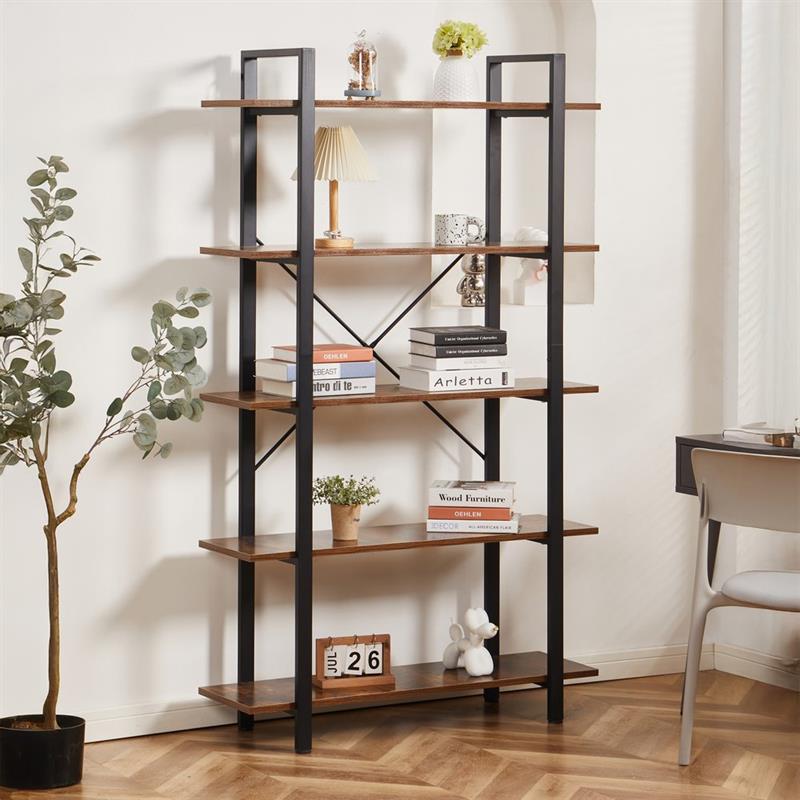 TYLER LIBRERIA INDUSTRIAL 5 RIPIANI 105X33,5X177,5 CM