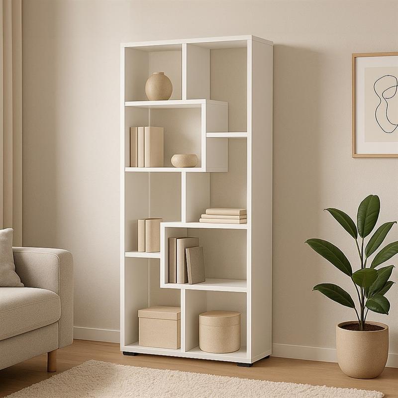 MELK LIBRERIA BIANCA 70X24X178 CM