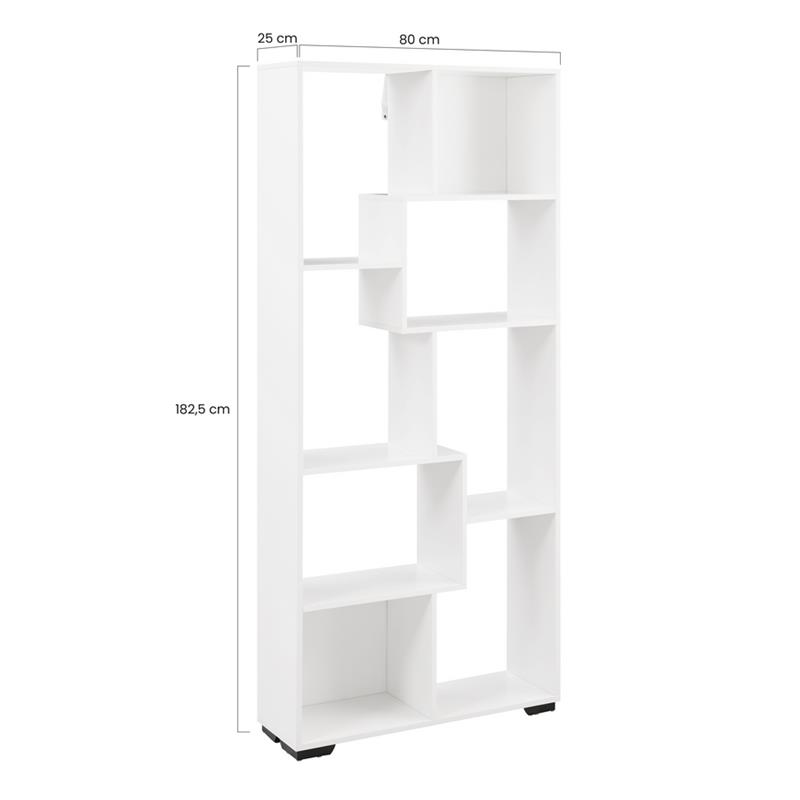MELK LIBRERIA BIANCA 70X24X178 CM