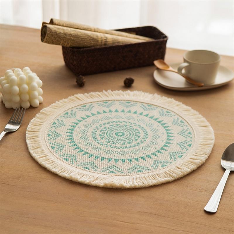 SET 6 PEZZI TOVAGLIETTE TONDE  D33 CQ000207