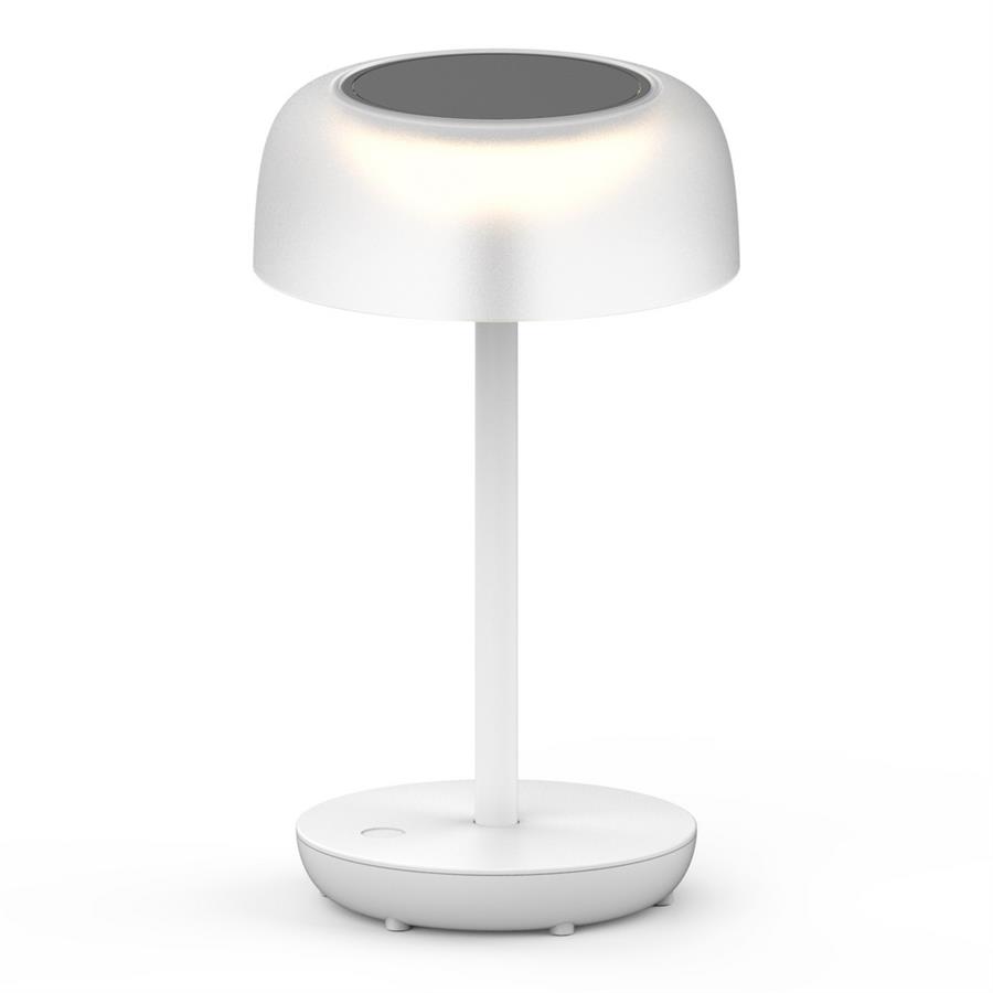 LAMPADA DA TAVOLO SOLARE BIANCA E TRASP ISABEL