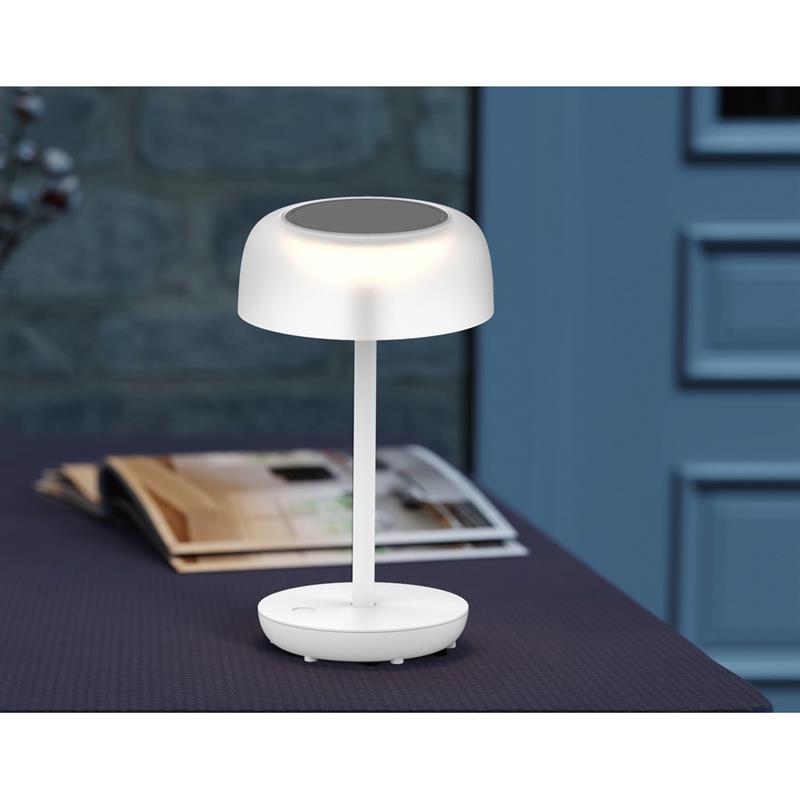 LAMPADA DA TAVOLO SOLARE BIANCA E TRASP ISABEL