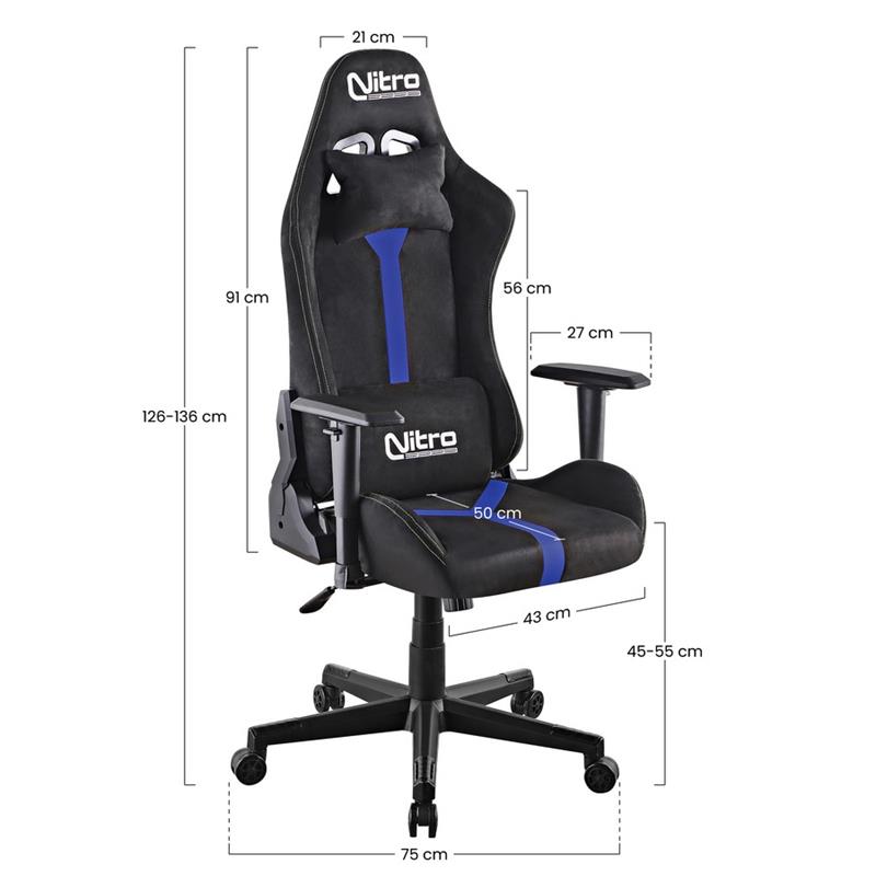 NATHAN SEDIA GAMING BLU/NERA