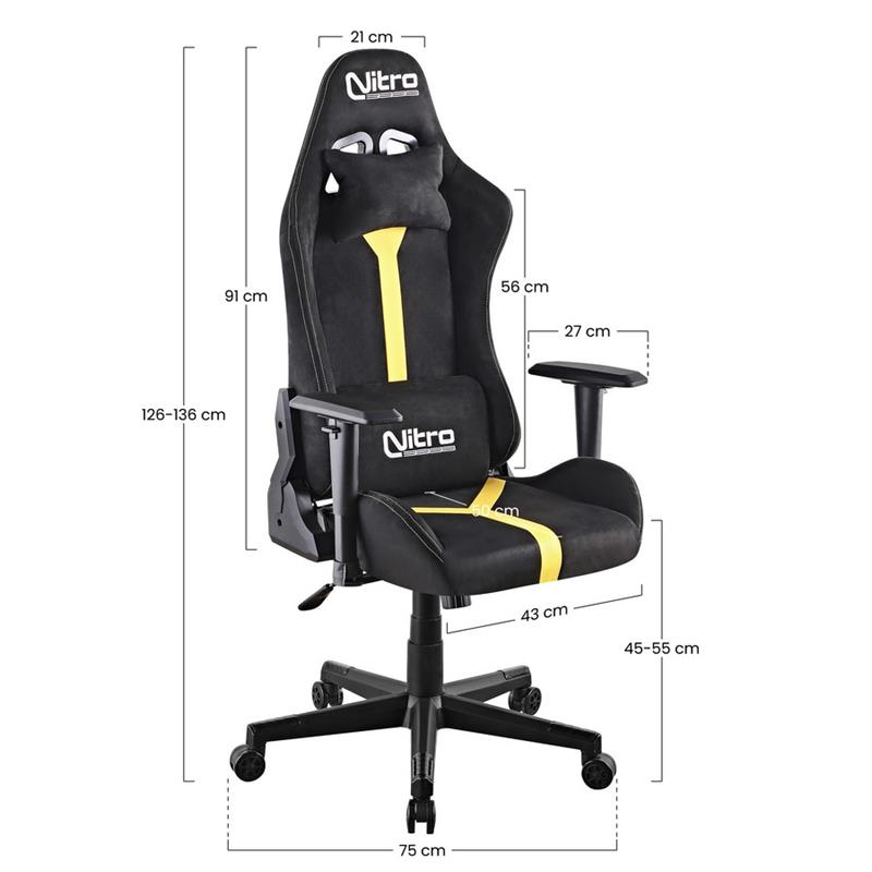 NATHAN SEDIA GAMING GIALLO/NERA