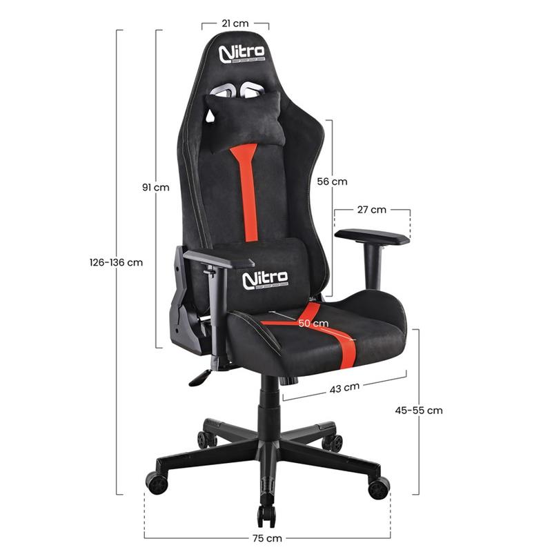NATHAN SEDIA GAMING ROSSO/NERA