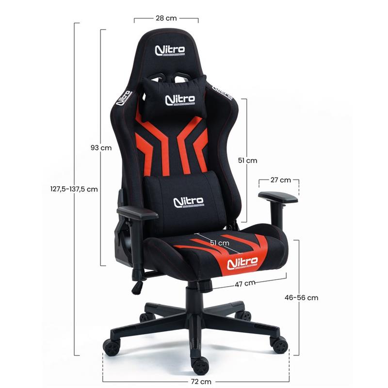 FLYCO PRO SEDIA GAMING ROSSA/NERA