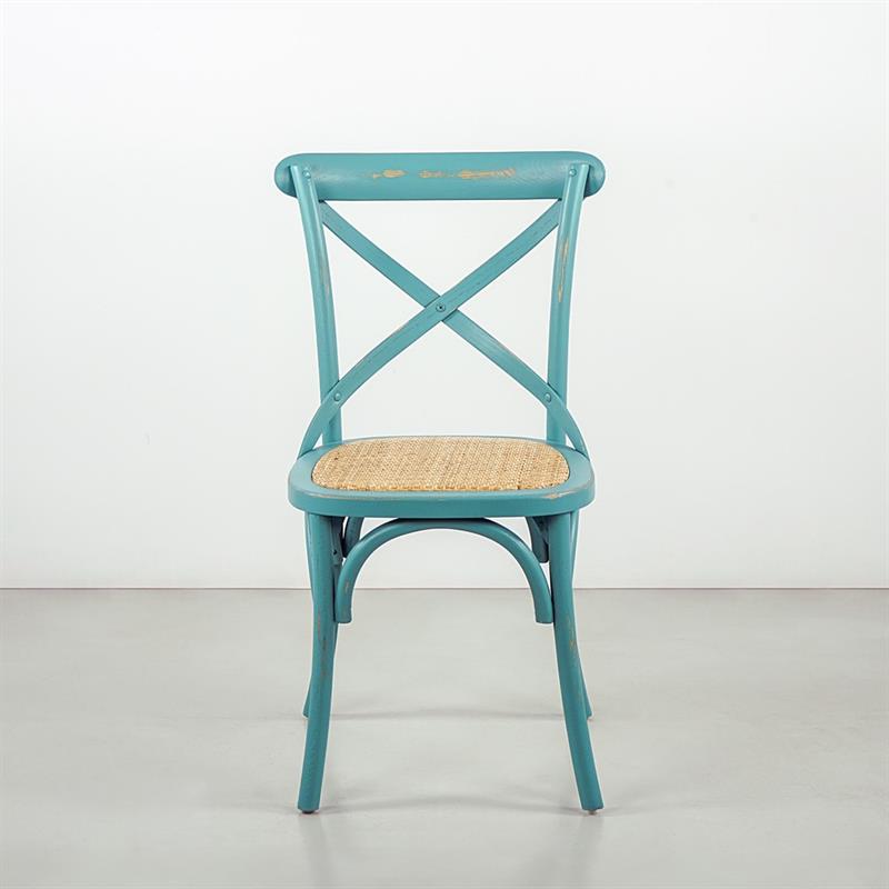 CROSS SEDIA AZZURRO DEK 46X42X87
