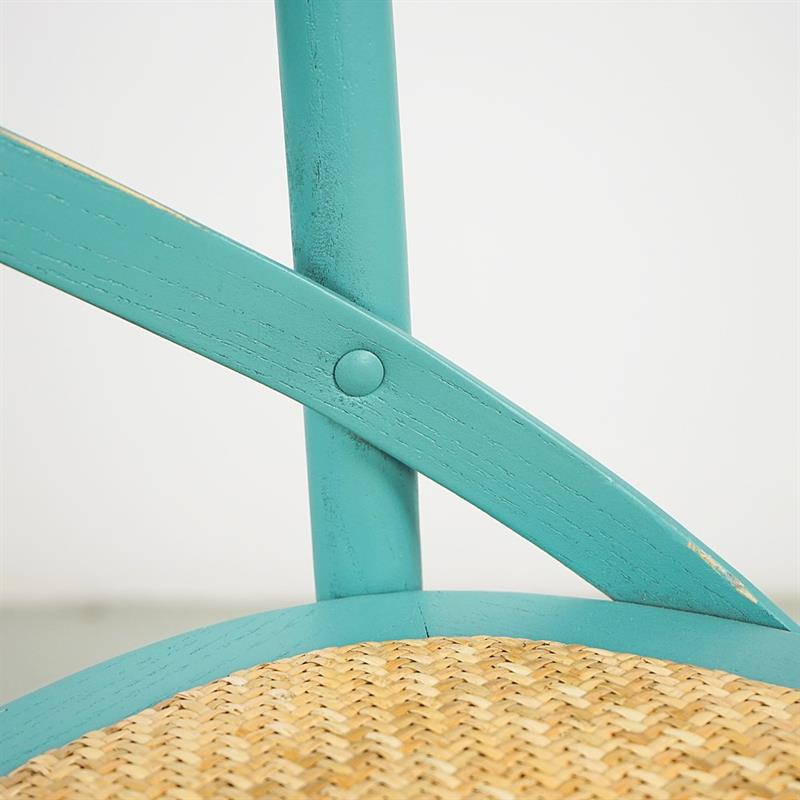 CROSS SEDIA AZZURRO DEK 46X42X87