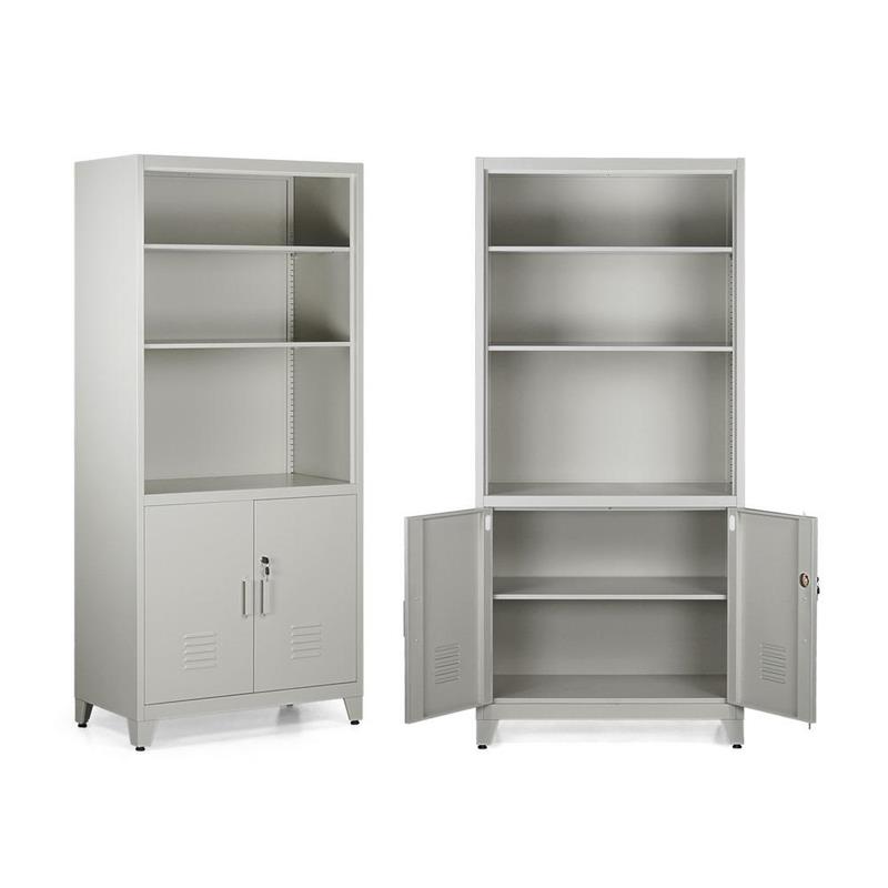 YUMI ARMADIO 2/A SEMIAPERTO 85X45X190 CM GRIGIO