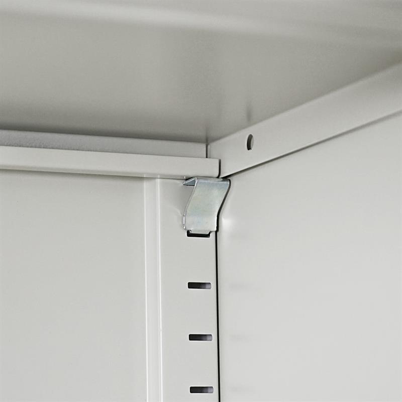YUMI ARMADIO 2/A SEMIAPERTO 85X45X190 CM GRIGIO