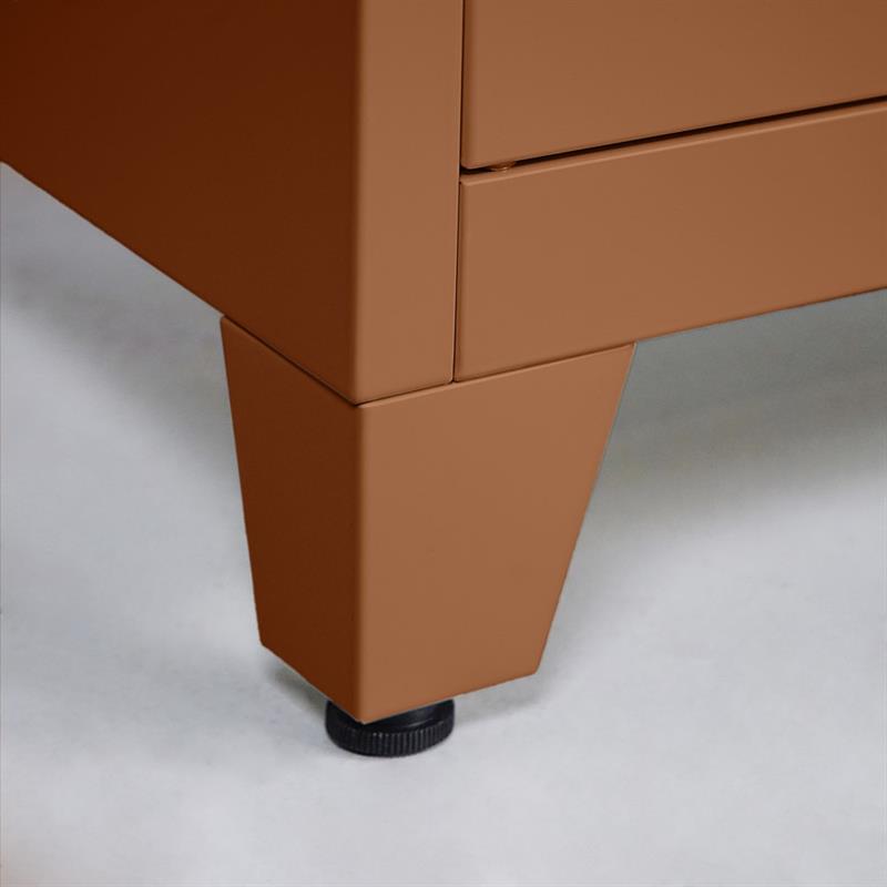 YUMI ARMADIO 2/A SEMIAPERTO 85X45X190 CM MATTONE