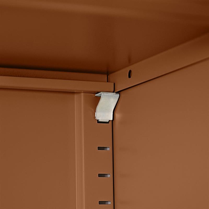 YUMI ARMADIO 2/A SEMIAPERTO 85X45X190 CM MATTONE