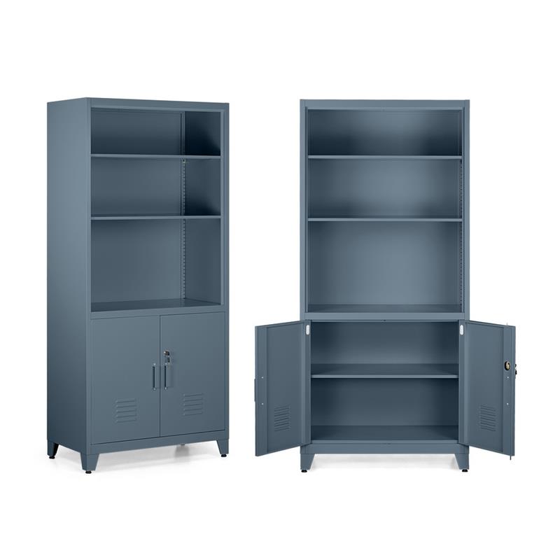 YUMI ARMADIO 2/A SEMIAPERTO 85X45X190 CM CERULEO