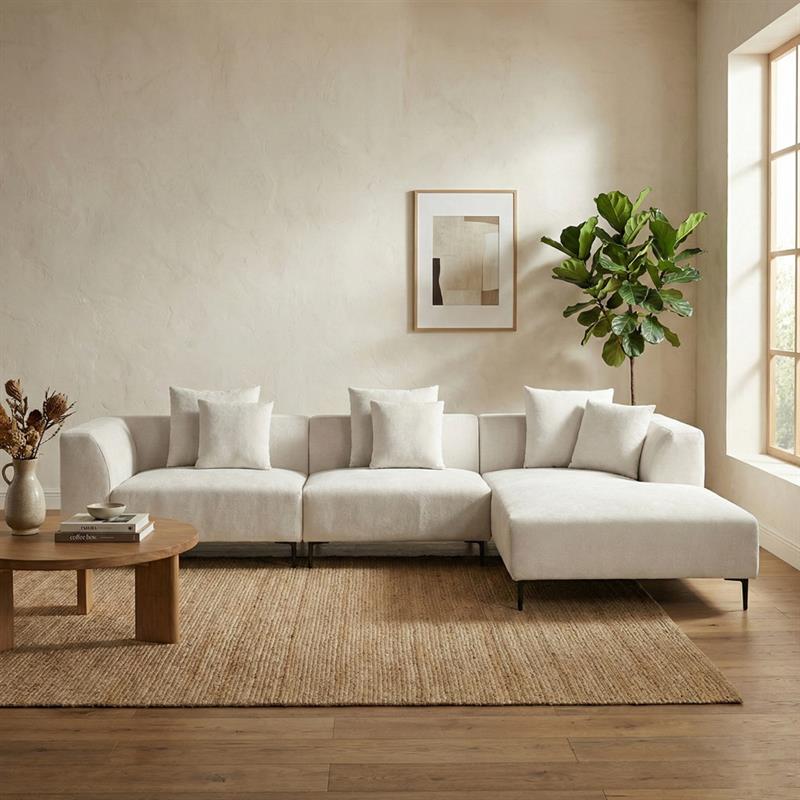 CLOE DIVANO ANGOLARE BEIGE #02