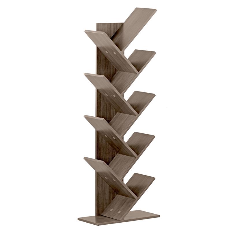 TREE LIBRERIA ROVERE SCURO 50X25X141 CM