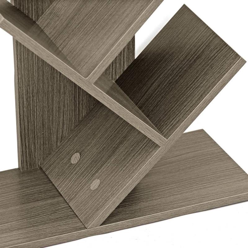 TREE LIBRERIA ROVERE SCURO 50X25X141 CM