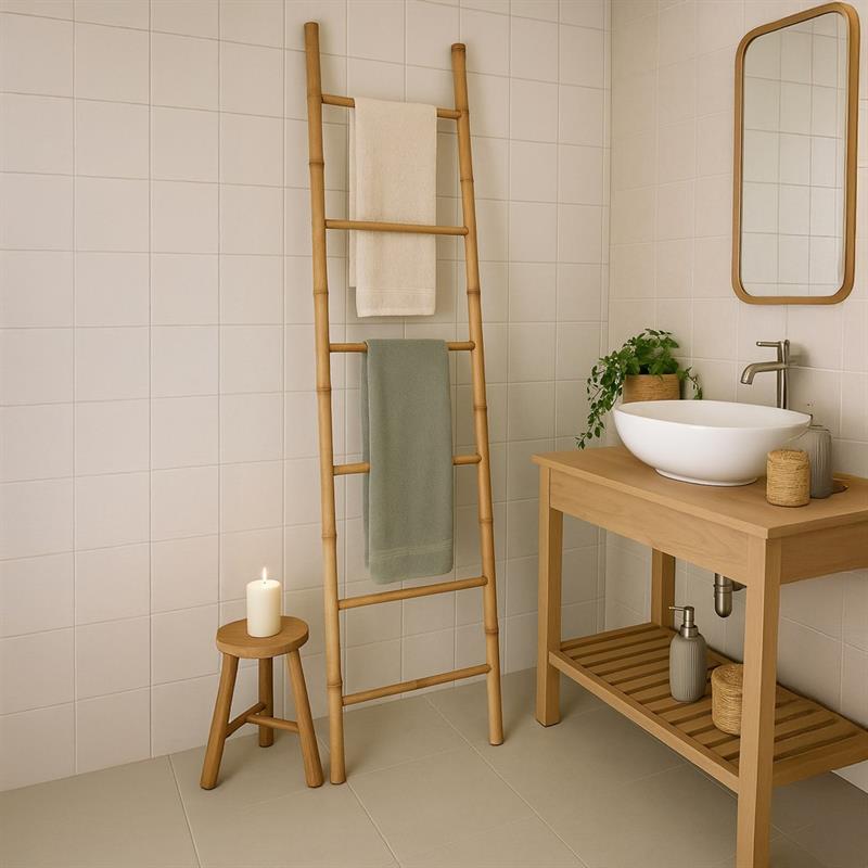 BAMBOO SCALA DECORATIVA FINITURA NATURALE