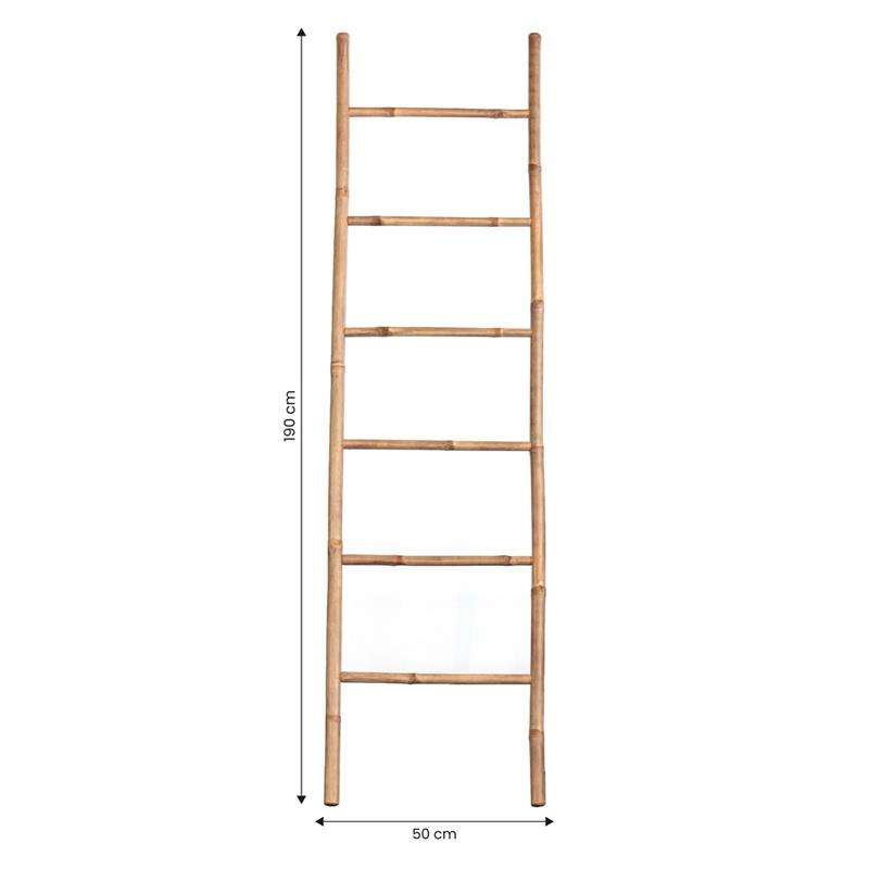 BAMBOO SCALA DECORATIVA FINITURA NATURALE