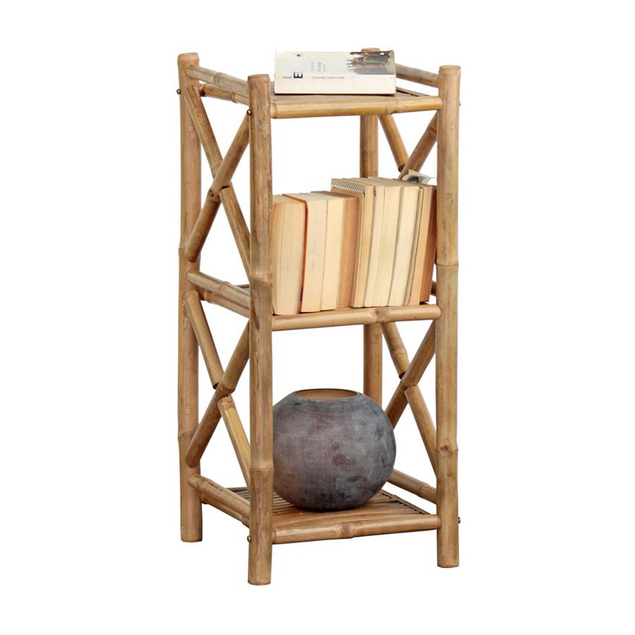 BAMBOO SCAFFALE 3 RIPIANI (35X35X81)