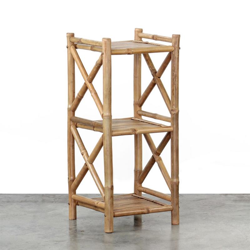 BAMBOO SCAFFALE 3 RIPIANI (35X35X81)