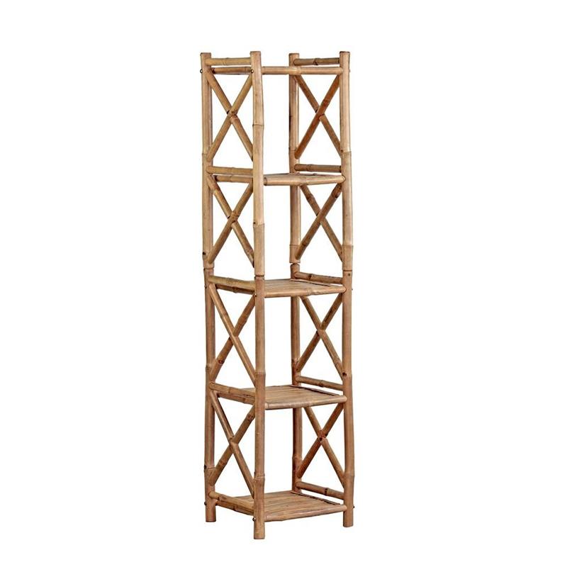 BAMBOO SCAFFALE 5 RIPIANI (35X35X152)