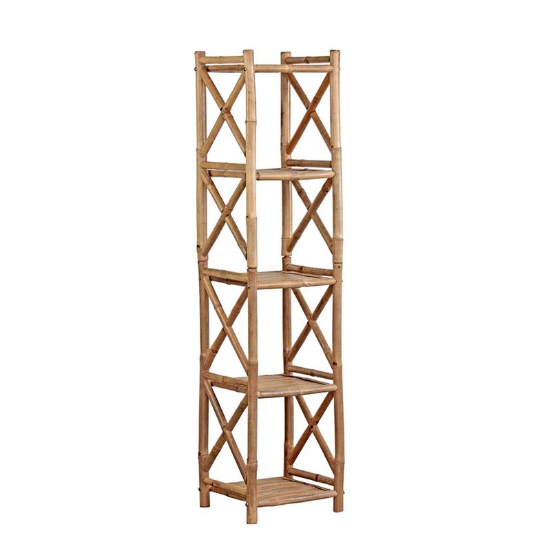 BAMBOO SCAFFALE 5 RIPIANI (35X35X152)