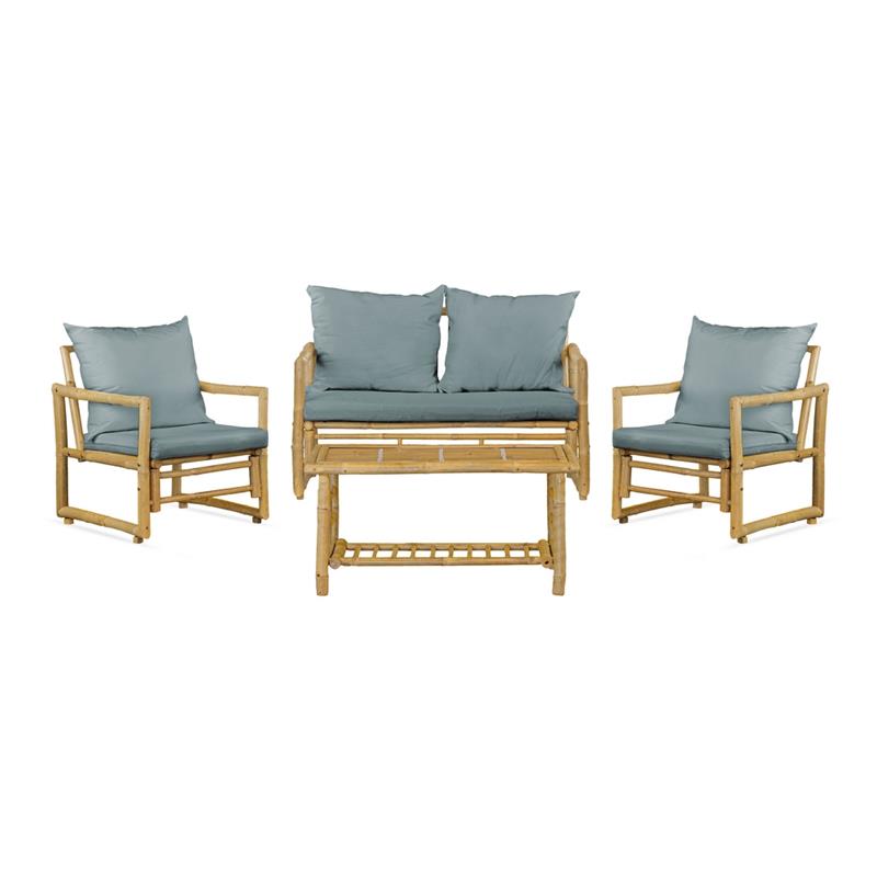 BAMBOO SET COCO 4 POSTI BLU