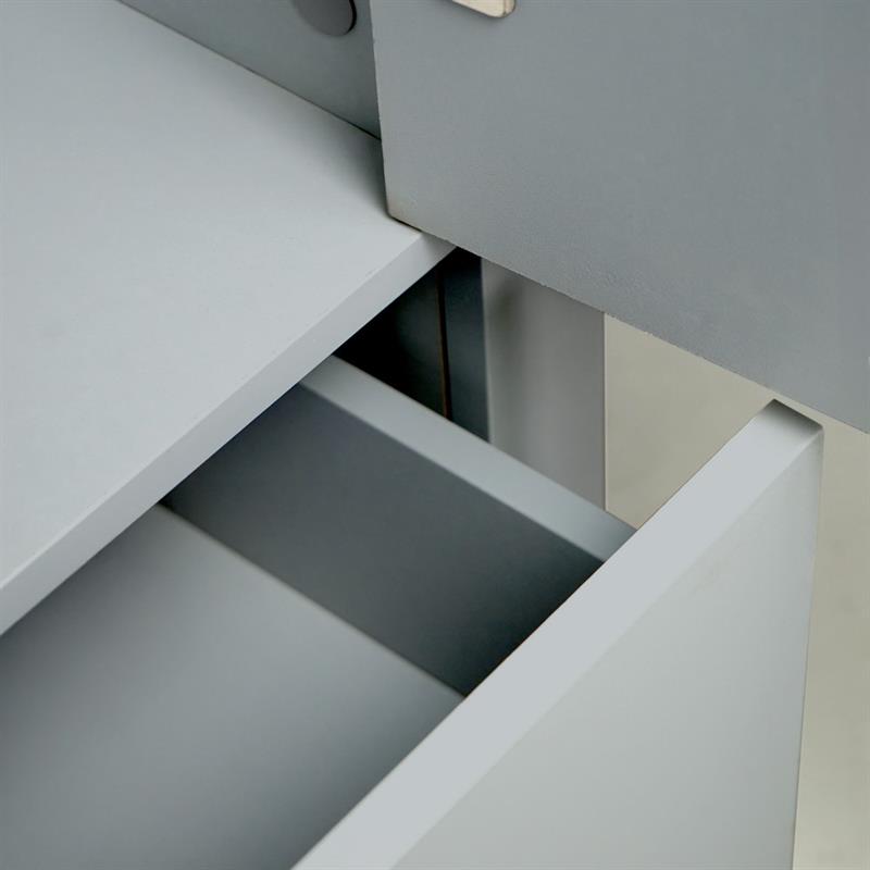 GINEVRA ARMADIO GRIGIO 80X50X180 CM