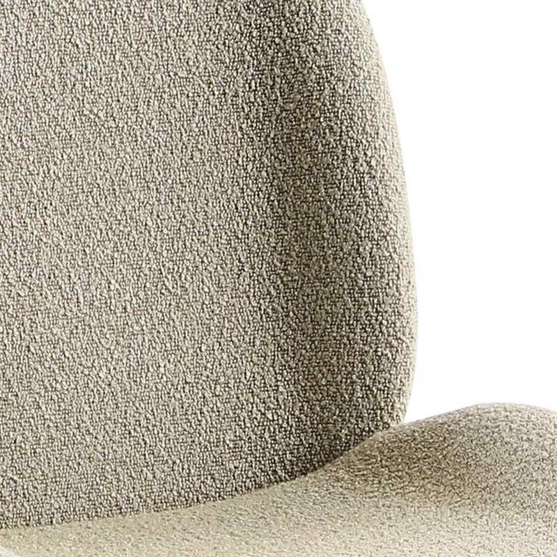 SHELL SEDIA BOUCLE' BEIGE #03 STRUTTURA ORO ROSA