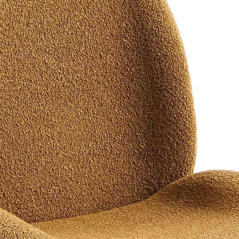 SHELL SEDIA BOUCLE' OCRA #07 STRUTTURA NERA