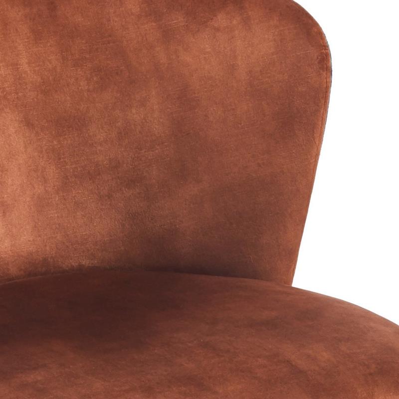 CHARLES SEDIA MATTONE #03B STRUTTURA ORO ROSA
