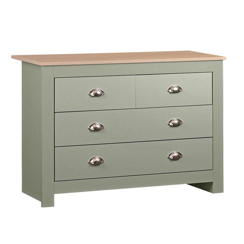 GINEVRA CASSETTIERA SALVIA TOP ROVERE 100X40X70 CM