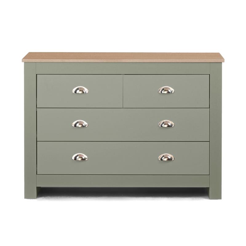 GINEVRA CASSETTIERA SALVIA TOP ROVERE 100X40X70 CM