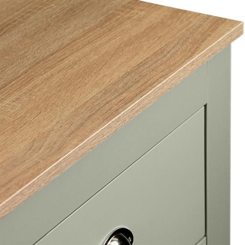 GINEVRA CASSETTIERA SALVIA TOP ROVERE 100X40X70 CM
