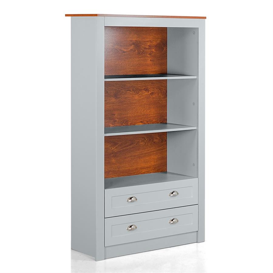 GINEVRA LIBRERIA GRIGIA 90X36X153 CM