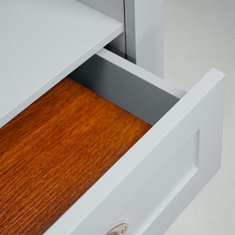 GINEVRA LIBRERIA GRIGIA 90X36X153 CM