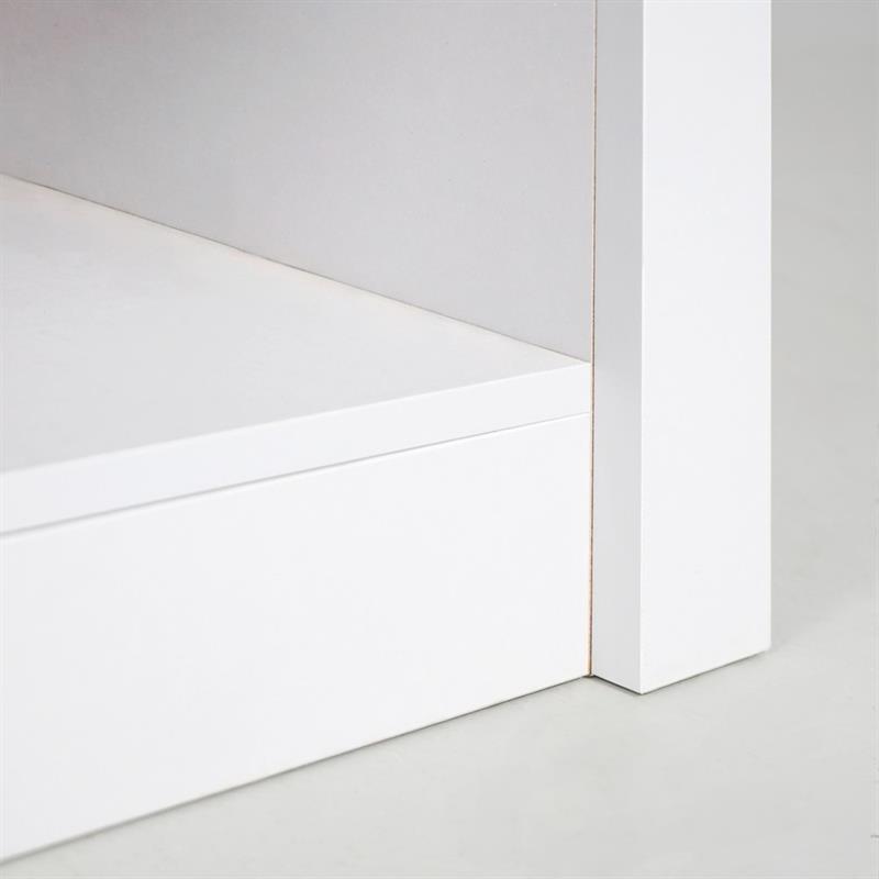GINEVRA LIBRERIA 5 RIPIANI BIANCA 90X36X198 CM