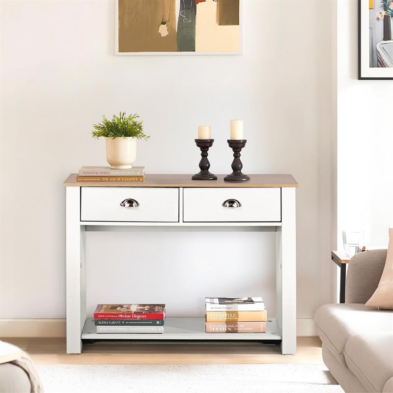 GINEVRA CONSOLLE BIANCA 100X30X75 CM