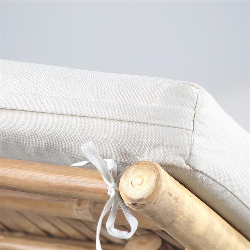 BAMBOO LETTINO 199X74X83CM BIANCO